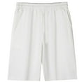 thumbnail image 1 of Zpanxa Girls Athletic Shorts Solid Elastic Waist, Mid-Thigh Length Running Shorts with Pockets, Lightweight Breathable for Kids, 1 of 5