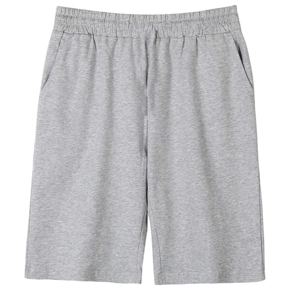 Zpanxa Girls Athletic Shorts Solid Elastic Waist, Mid-Thigh Length Running Shorts with Pockets, Lightweight Breathable for Kids