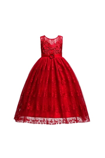 red dresses for 12 year olds Aayomet Girls Girls Children Ruched Kids Dresses Solid Princess Baby Strap Off Shoulder Girls Dress&Skirt,Red 12-13 Years, Infant Girl's Flowy and Swing Red Girls Lolita Dress -