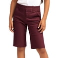 thumbnail image 1 of Zpanxa Girls Shortall Shorts Solid Work Shorts with Button, Zipper and Pockets, Lightweight for Kids, 1 of 8