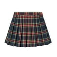 thumbnail image 1 of Zpanxa Girls Skirts Girls' Elastic Waist Pleated Built-In-Legging Four-Season Performance Skorts Navy 9 Years, 1 of 3