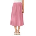thumbnail image 1 of Zpanxa Girls Midi Skirt Sports Full Plain Knotted Elastic Waist Relaxed Casual Skirts, 1 of 6