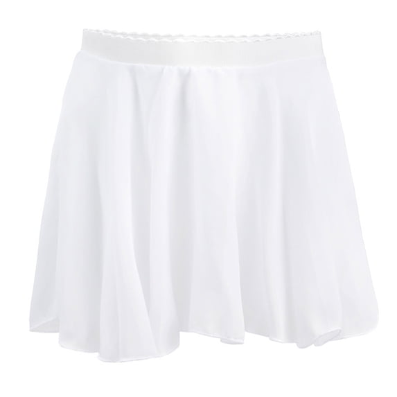 Zpanxa Girls Summer Clothes Kids Girls Skirt Sports Loose Mini Plain Elastic Waist Casual Skirts White 8 Years