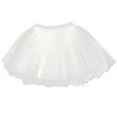 thumbnail image 1 of Zpanxa Tutu Skirt for Girls Elastic Waist Puffy Mesh All-Match Half Skirts, 1 of 4