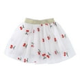 thumbnail image 1 of Zpanxa Girls Tutu Skirt Girls' Embroidered Mesh Princess Dress-Skirt with Elastic Waistband & Solid Base Fabric, Toddler Party Outfit Green 2 Years, 1 of 6