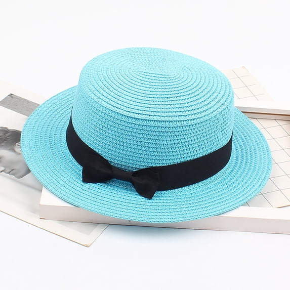 Zpanxa Hats for Women Adult Fashion Sunshade Hat Fisherman's Hat Basin Hat Outdoor Bucket Hat Blue One Size