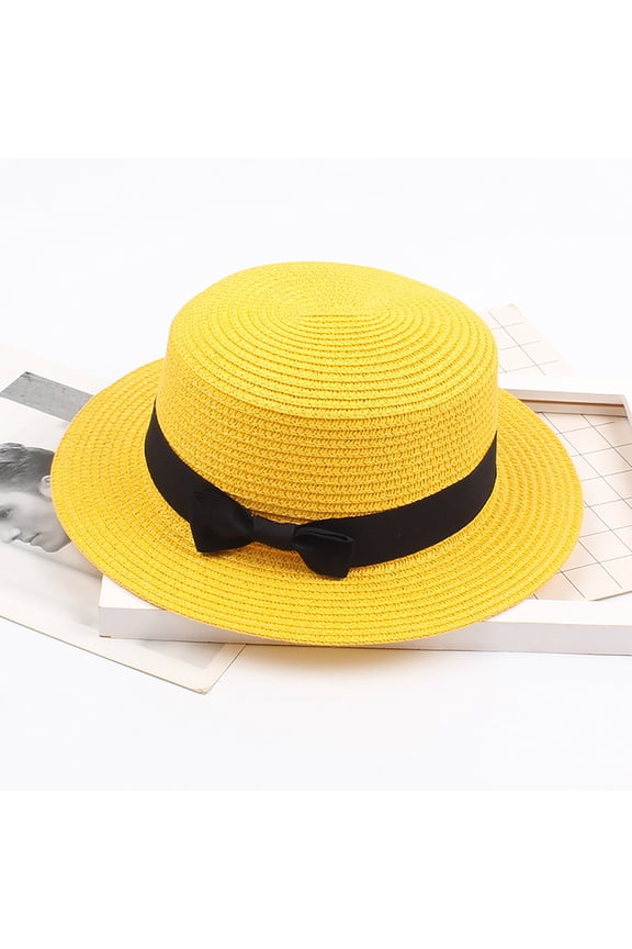 Hats for Women Adult Fashion Sunshade Hat Fisherman's Hat Basin Hat Outdoor Bucket Hat Yellow One Size
