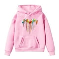 thumbnail image 1 of Zpanxa Kids Graphic Hooded Sweatshirt, Boys Girls Soft Fleece Pullover with Drawstring Pocket, Long Sleeve Urban Streetwear Top for Toddler Youth 1-14 Years, 1 of 3