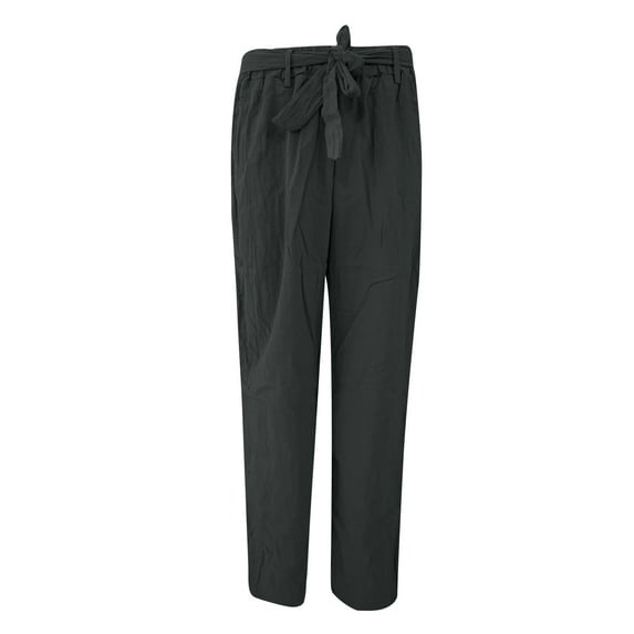 Zpanxa Linen Pants for Women Wide Leg Pants with Pockets High Waist Comfy Yoga Pants Sweatpants Lounge Loose Casual Athletic Pant Workout Joggers Pants
