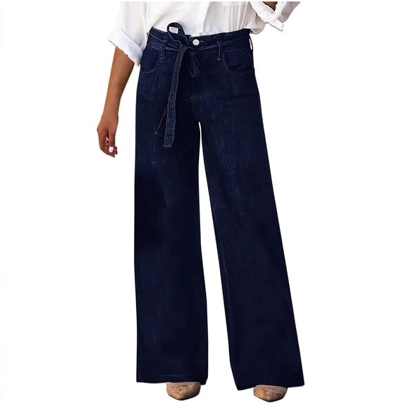 Zpanxa Low Rise Skinny Jeans with Pockets Stretch Denim Pants for Women Comfort Fit Ankle Length Casual Wear Trousers Dark Blue S