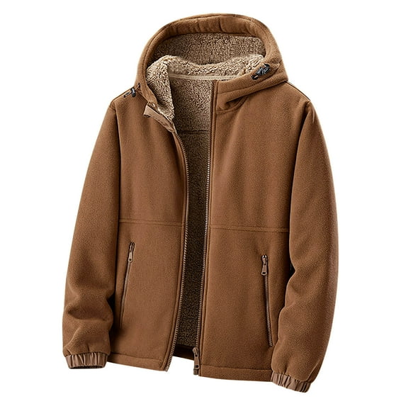 Zpanxa Men's Lambskin Leather Jacket Solid Color Stand Collar with Zippered Pockets Long Sleeve Classic Outerwear for Motorcycle Style