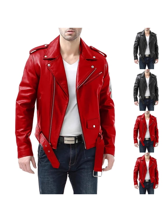 Men's Real Leather Jacket Genuine Cowhide Hooded Windproof Motorcycle Coat Long Sleeve Zippered Pockets Black Brown Outerwear