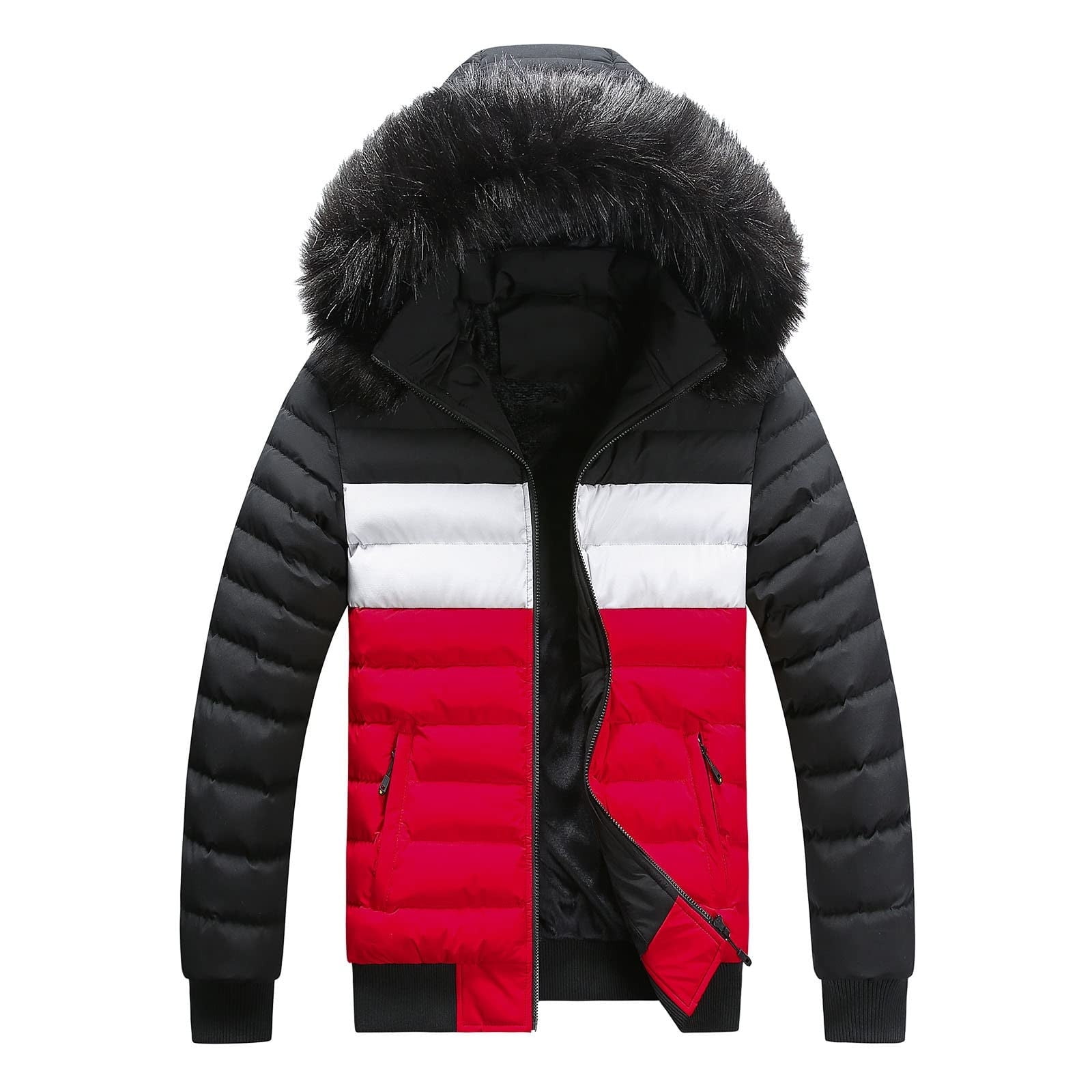 Winter Jacket Men Thicken Fleece Jackets Male Streetwear Windbreaker Parkas  Coat Detachable Hoodies Cotton-padded Man Clothing