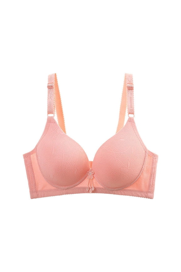 Modal Wire-Free Bra Breathable Lace Adjustable Everyday Comfort Bra