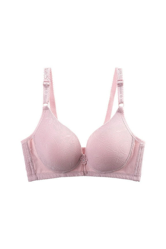 Modal Wire-Free Bra Breathable Lace Adjustable Everyday Comfort Bra