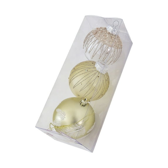 Zpanxa Multi-Color Christmas Ball Ornaments 1.18'' Shatterproof Plastic Hanging Decorations for Xmas Tree Home Office and Holiday Party Decor Set