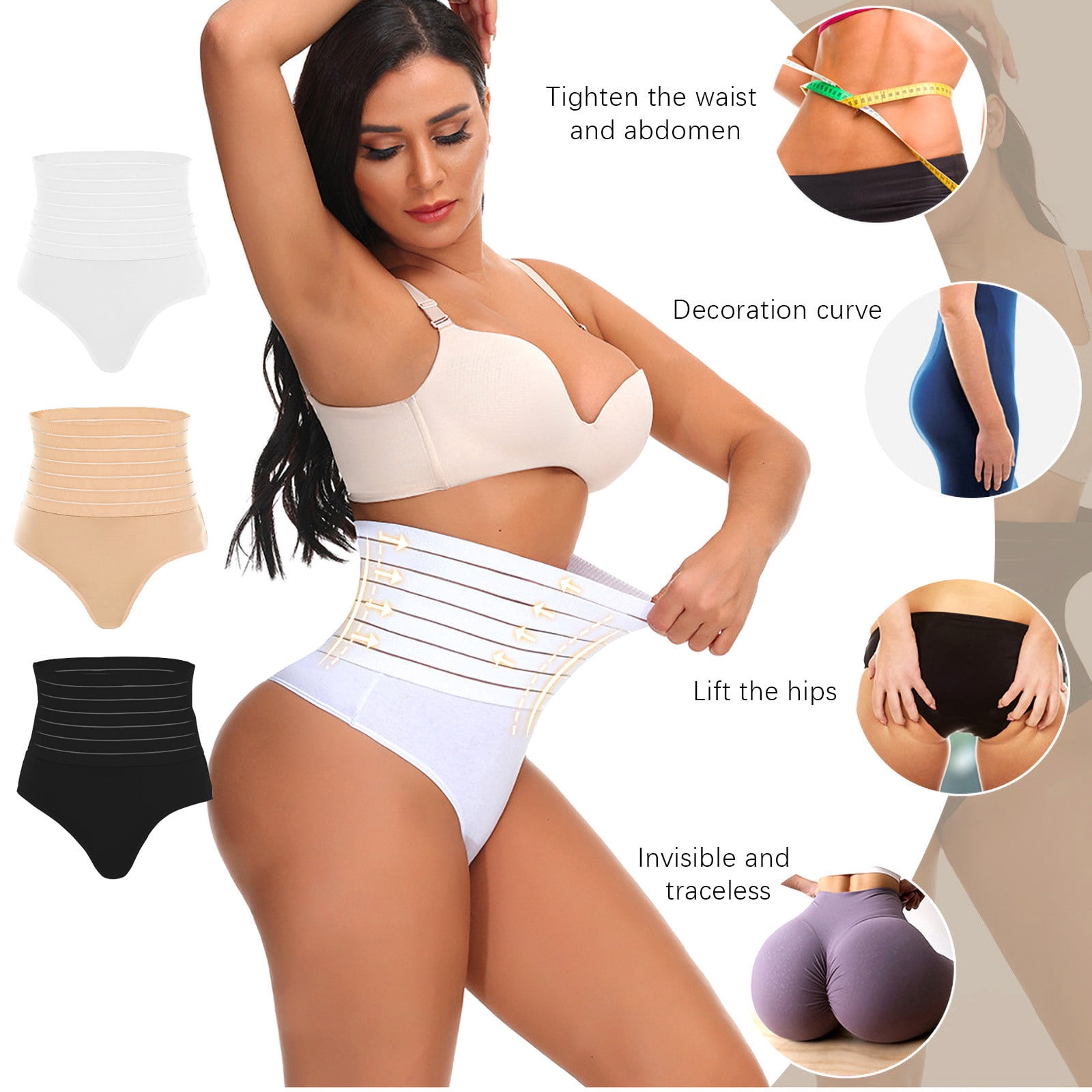 Zpanxa Panties for Women, Women's High Waist Corset Underwear