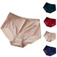 thumbnail image 1 of Zpanxa Panties for Women, Women's Large Size Shapewear High Waist Lace Trim Panties Breathable Mesh Butt Enhancer Comfortable Briefs, 1 of 7