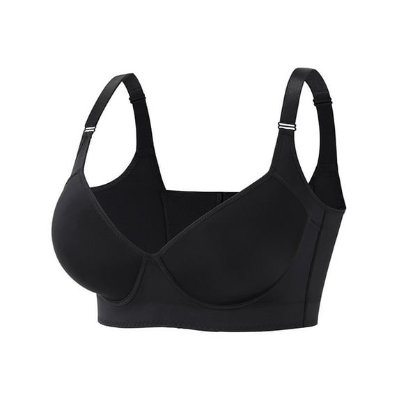 Zpanxa Perfect Fit Leopard Bra, Wire-Free with Front Buckle, Expertly Designed for Every Body A B C D DD E F G Cup