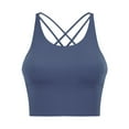 thumbnail image 1 of Zpanxa Plus Size Bras for Women, Sports Bras for Women, Thin Shoulder Strap Shock-absorbing Running Fitness Bra Beautiful Back Yoga Women's Gathering Sports Bra, 1 of 5
