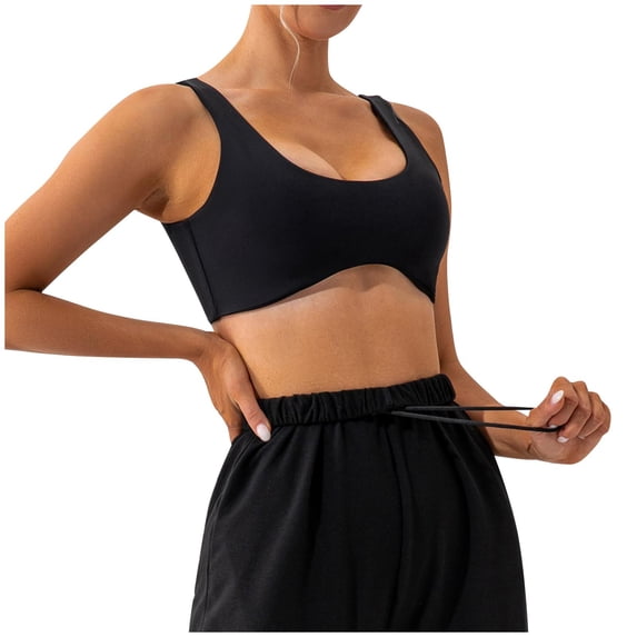 Zpanxa Plus Size Bras for Women, Sports Bras for Women, No Rims Tight Sports Bra Women's Training Running-drying Fitness Yoga Bra