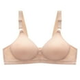 thumbnail image 1 of Zpanxa Plus Size Push-Up Bra Thin Breathable Adjustable Straps Wire-Free Comfort Bra, 1 of 2