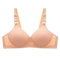 thumbnail image 1 of Zpanxa Plus Size Push-Up Bra Thin Breathable Adjustable Straps Wire-Free Comfort Bra, 1 of 2