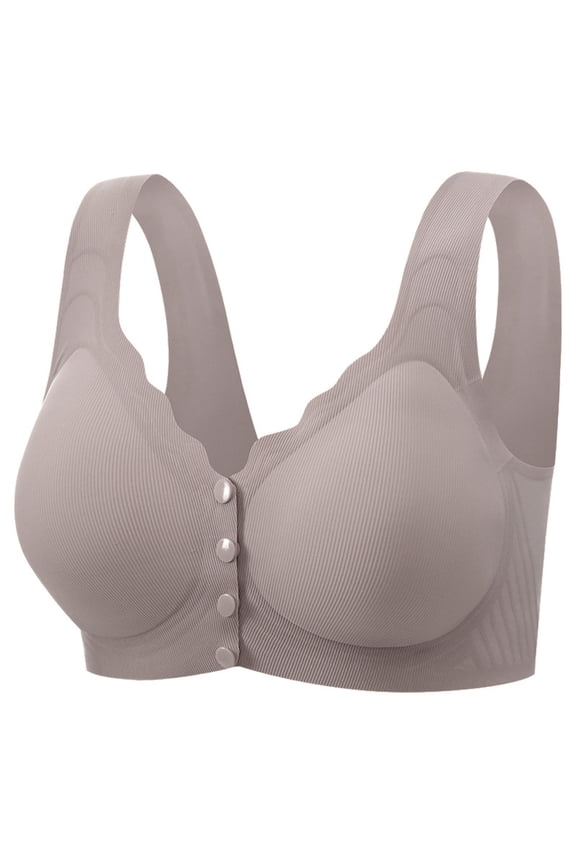 Plus Size Wireless Bra for Women Seamless Breathable Comfort Cooling Soft Push Up Support Full Coverage Non Padded Adjustable Straps T Shirt Bras