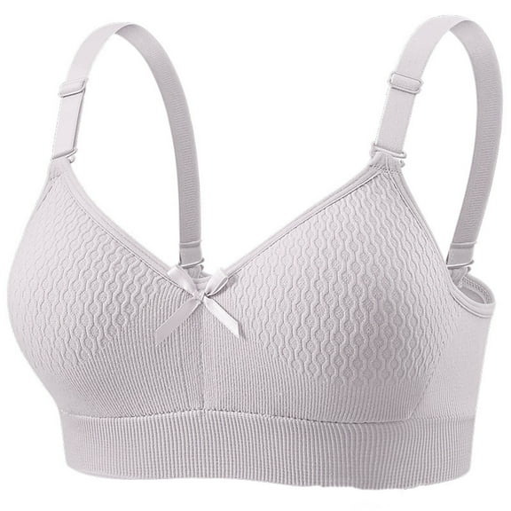 Zpanxa Push Up Underwire Bra for Women Breathable Comfortable Lightly Lined Full Coverage T-Shirt Bra Everyday Wear Adjustable Straps Support Solid Color