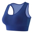 thumbnail image 1 of Zpanxa Racerback Sports Bra Seamless Wireless Plus Size Pink Scoop Neck Wide Strap Pullover Racerback for Yoga Sleep Activewear., 1 of 3