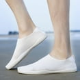 thumbnail image 1 of Zpanxa Running Shoes Womens Man Hiking Shoes Beach Swimming Shoes Water Shoes Barefoot Quick Dry Aqua Shoes Shoes for Women White 37, 1 of 6