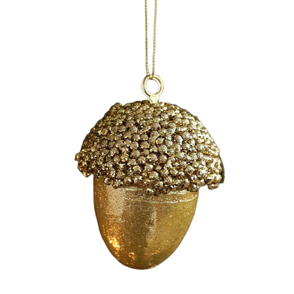 Zpanxa Shimmering Gold Christmas Balls Collection Textured Surface Special Shapes for Festive Decor Displays