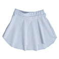 thumbnail image 1 of Zpanxa Skorts for Girls High Waist Dance Skirt with Built-in Shorts Light Blue 11 Years, 1 of 4