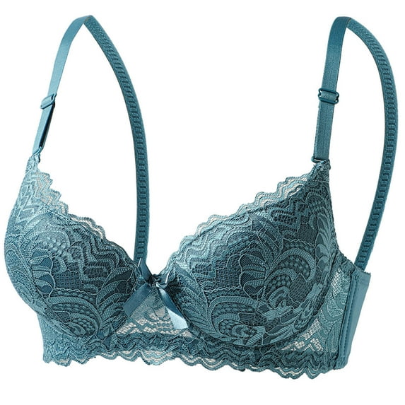Zpanxa Solid Color Underwire T-Shirt Bra, Seamless Light Support Everyday Bra for Women