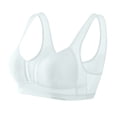 thumbnail image 1 of Zpanxa Sports Bras for Women, Plus Size Bras for Women, Fashion Women Solid Color Wireless Back Beauty Gathering Chest Cushion Ventilation Yoga Sports Bra, 1 of 4