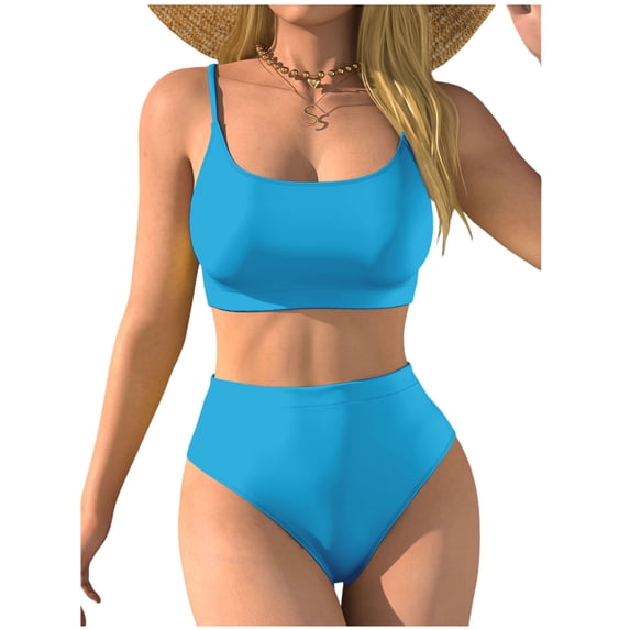 Zpanxa Sports Swimsuit Set for Women Solid Color Surf Style Jumpsuit One Piece