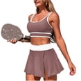 thumbnail image 1 of Zpanxa Sporty Two Piece Set Women's Bikini with Attached Swim Skirt for Active Wear Beach Sports and Water Activities, 1 of 5