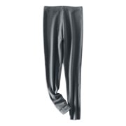 Zpanxa Thermal Leggings for Women Dralon Thermal Leggings Solid Color Slim Fit Fleece Lined High Waisted Base Layer Pants Winter Warm Long Johns Tights Casual Underwear Bottoms