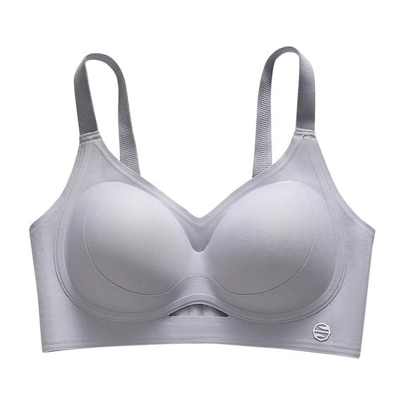 Zpanxa Thin Seamless Support Bra, Innovative Rubber Strip Design for Lift and Comfort, Non Slip Fit for Women