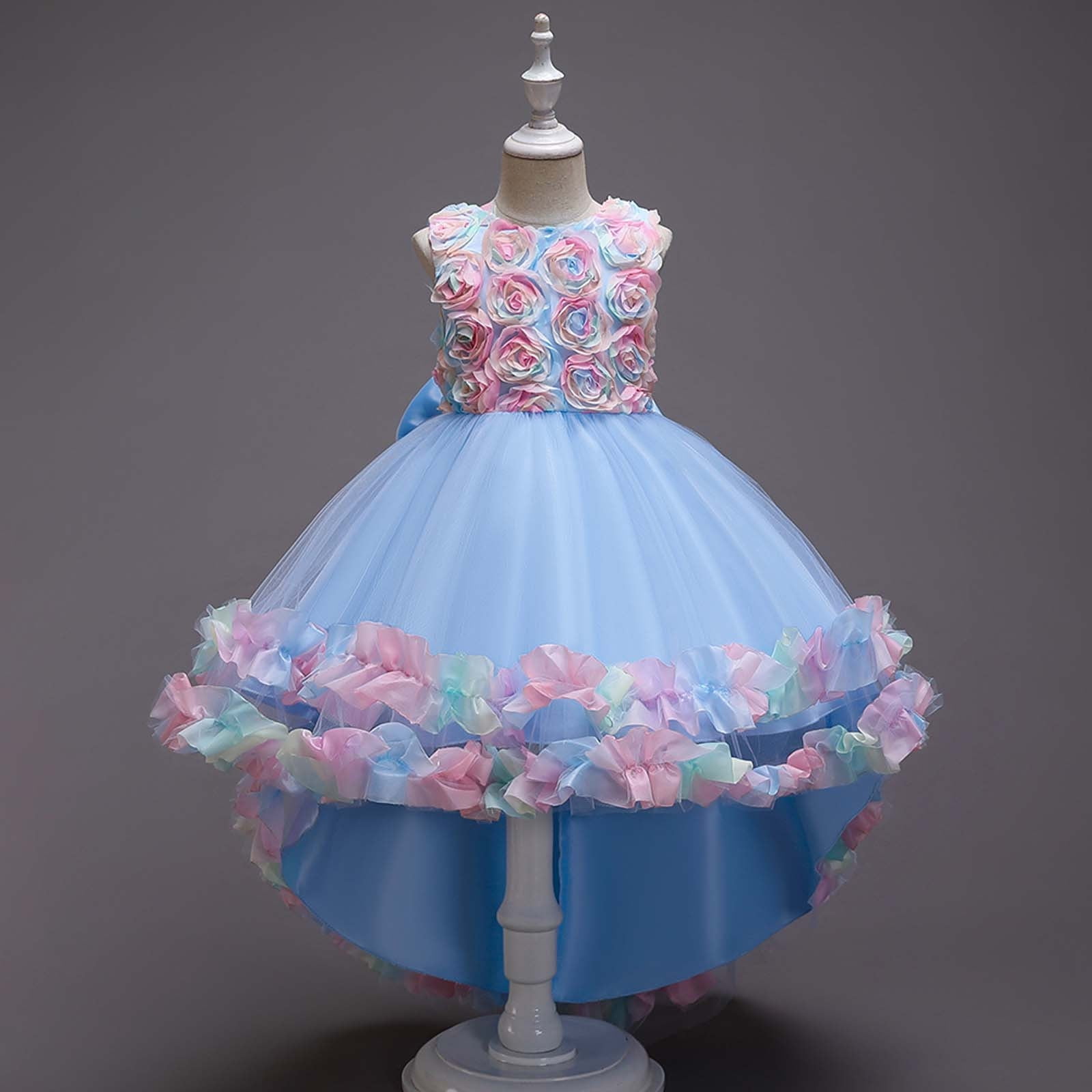 Zpanxa Toddler Girls Princess Dress, Little Girls Party Wedding