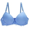 thumbnail image 1 of Zpanxa Versatile Comfort Bra for Women Seamless Lace Push Up Wirefree Breathable Light Support for Gym or Lounge, 1 of 5