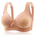 thumbnail image 1 of Zpanxa Wire-Free Support Bra Plus Size Front Closure Comfort for Mature Women, 1 of 2