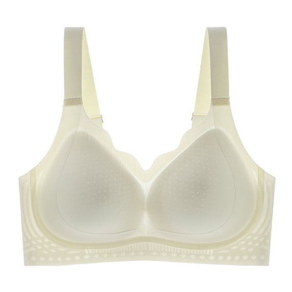 Zpanxa Wireless Backless Push Up Bra Seamless U Plunge Adhesive Strapless for Women Comfort Support Everyday Wear