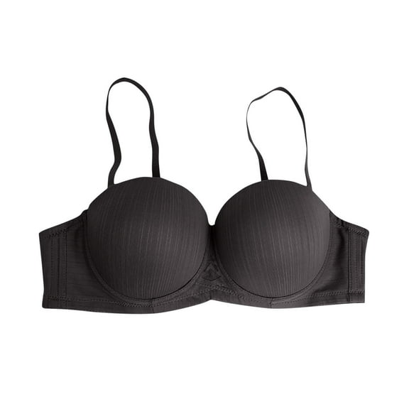 Zpanxa Wireless Backless Push Up Bra Seamless U Plunge Adhesive Strapless for Women Comfort Support Everyday Wear