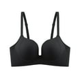 thumbnail image 1 of Zpanxa Wireless Backless Push Up Bra Seamless U Plunge Adhesive Strapless for Women Comfort Support Everyday Wear, 1 of 4