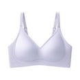 thumbnail image 1 of Zpanxa Wireless Everyday Bra for Women Thin Comfort Breathable Seamless Soft Support Lightly Lined Non Padded Comfortable Lift Support T Shirt Bras, 1 of 7