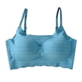 thumbnail image 1 of Zpanxa Wireless Lift Support Bra Seamless Full Coverage Comfort T-Shirt Bra for Women Everyday Wear, 1 of 5