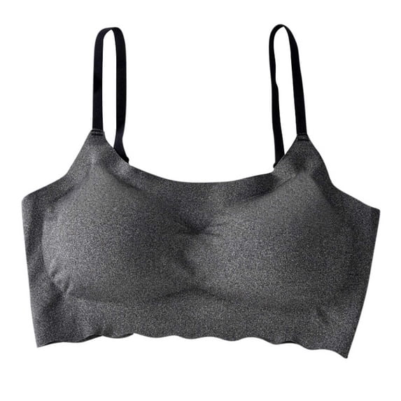 Zpanxa Wireless Lift Support Bra Seamless Full Coverage Comfort T-Shirt Bra for Women Everyday Wear