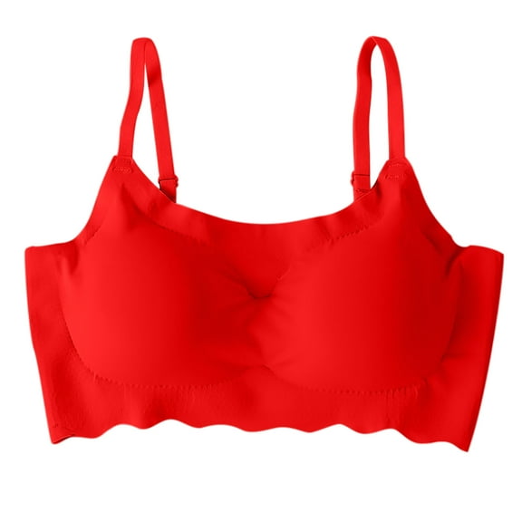 Zpanxa Wireless Lift Support Bra Seamless Full Coverage Comfort T-Shirt Bra for Women Everyday Wear