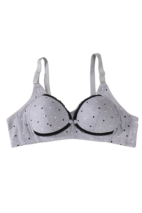 Wireless Nursing Bra for Women Backless Seamless Comfort U Plunge Front Closure Breastfeeding Easy Access